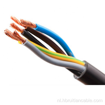Koperen kerngeleider elektrische RVV -kabel